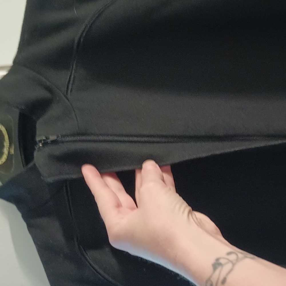 Black Wool Jacket - image 5